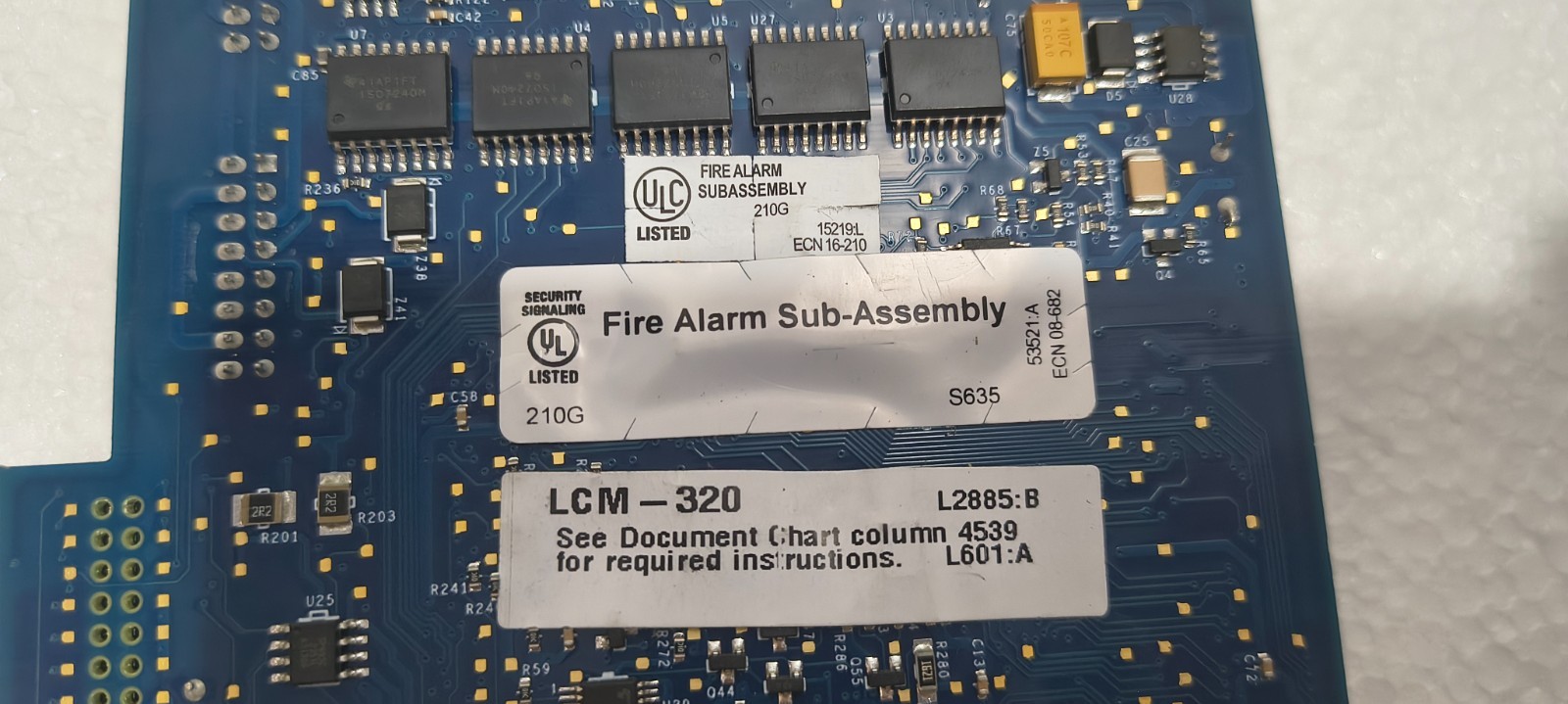 NOTIFIER LCM-320 FIRE ALARM LOOP CONTROL MODULE ELCM-PCB