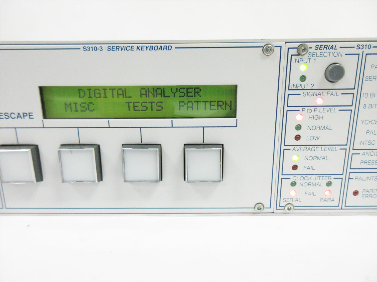 SENCORE AAVS S310 DIGITAL VIDEO ANALYSER