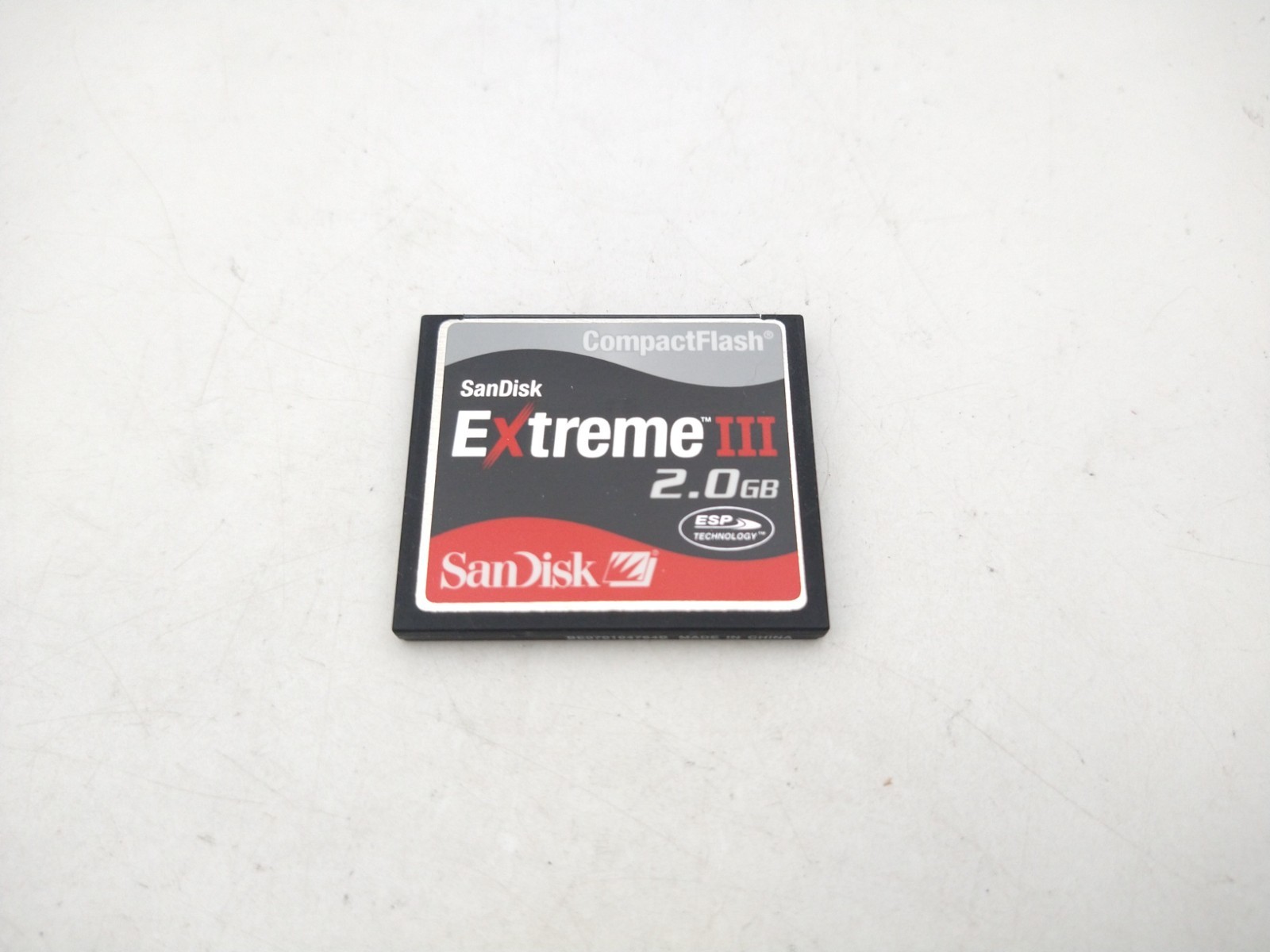 SanDisk Extreme III 2GB CF Compact Flash Camera Memory Card - Tested