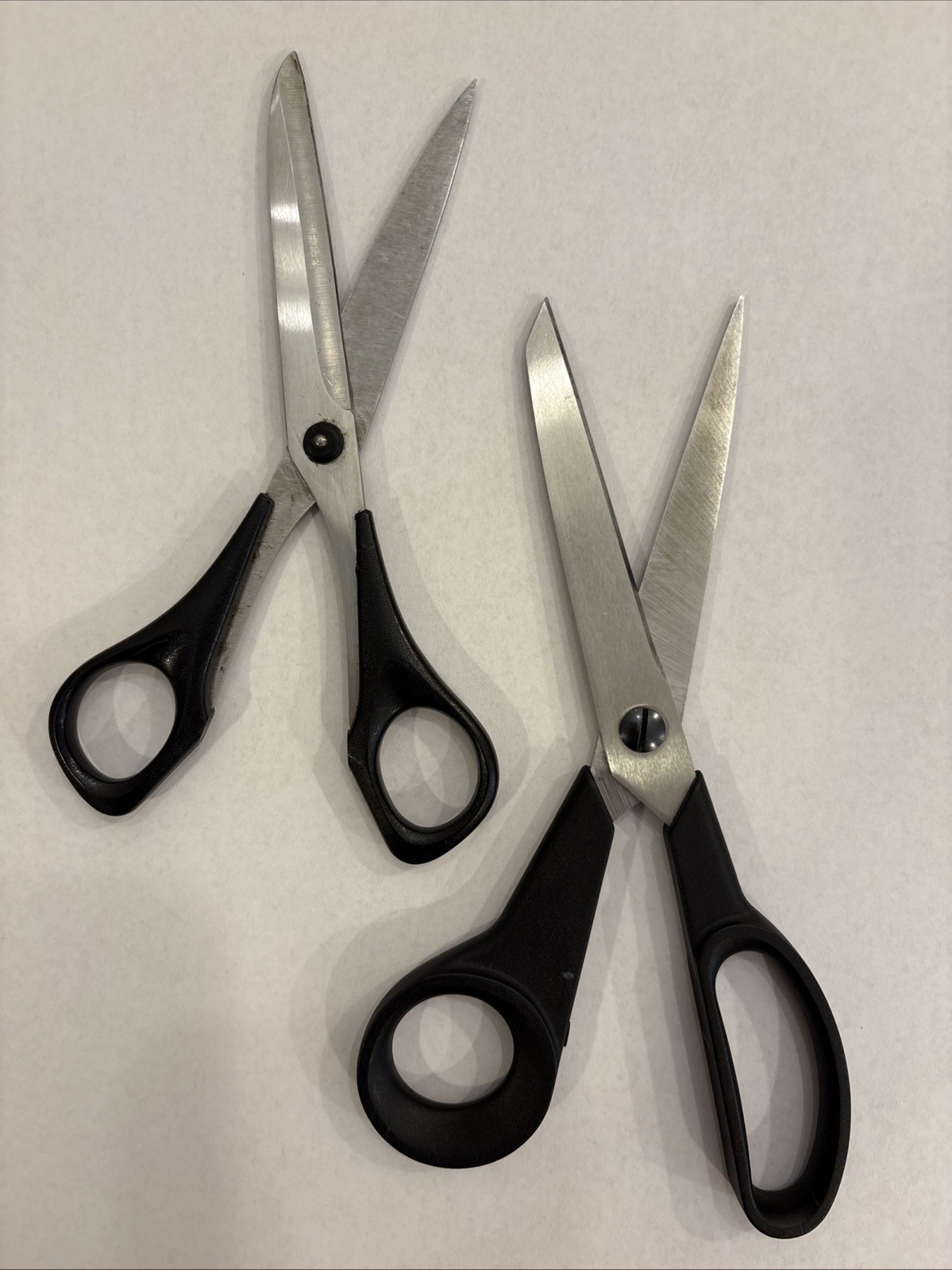 Two (2) Vintage Zwilling JA Henckels Scissors Germany 6" and 7.5" scissors