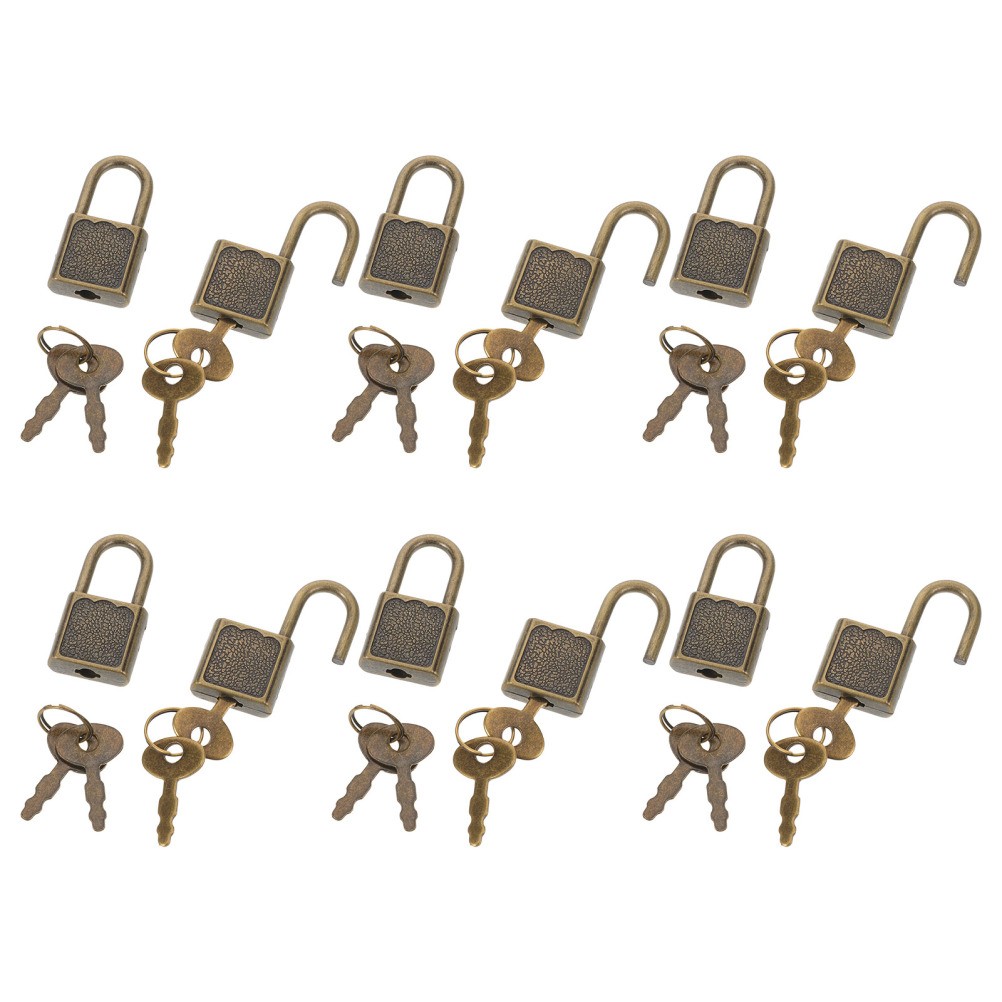 12 Sets Treasure Chest Lock Kids Keys That Look Real Locker with