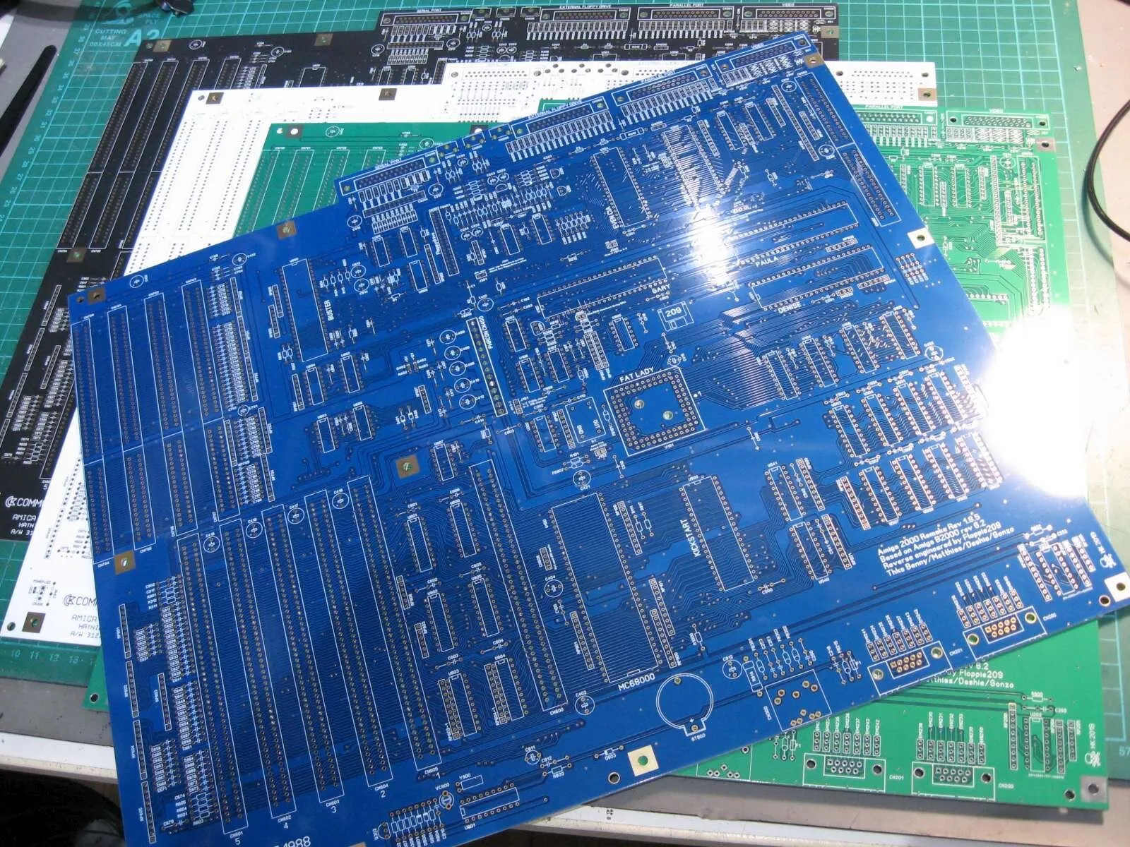 Amiga A2000 Reproduction Motherboard - BLACK