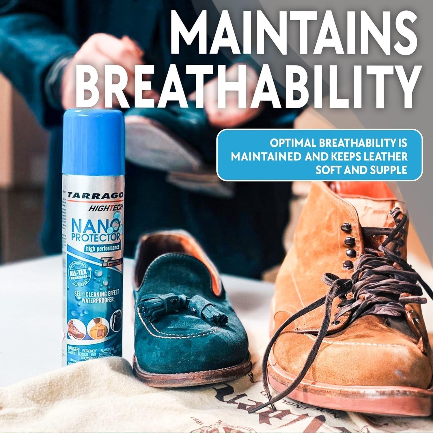 6.5oz Nano Technology Shoe Protector | All-Material Waterproof Defense Spray