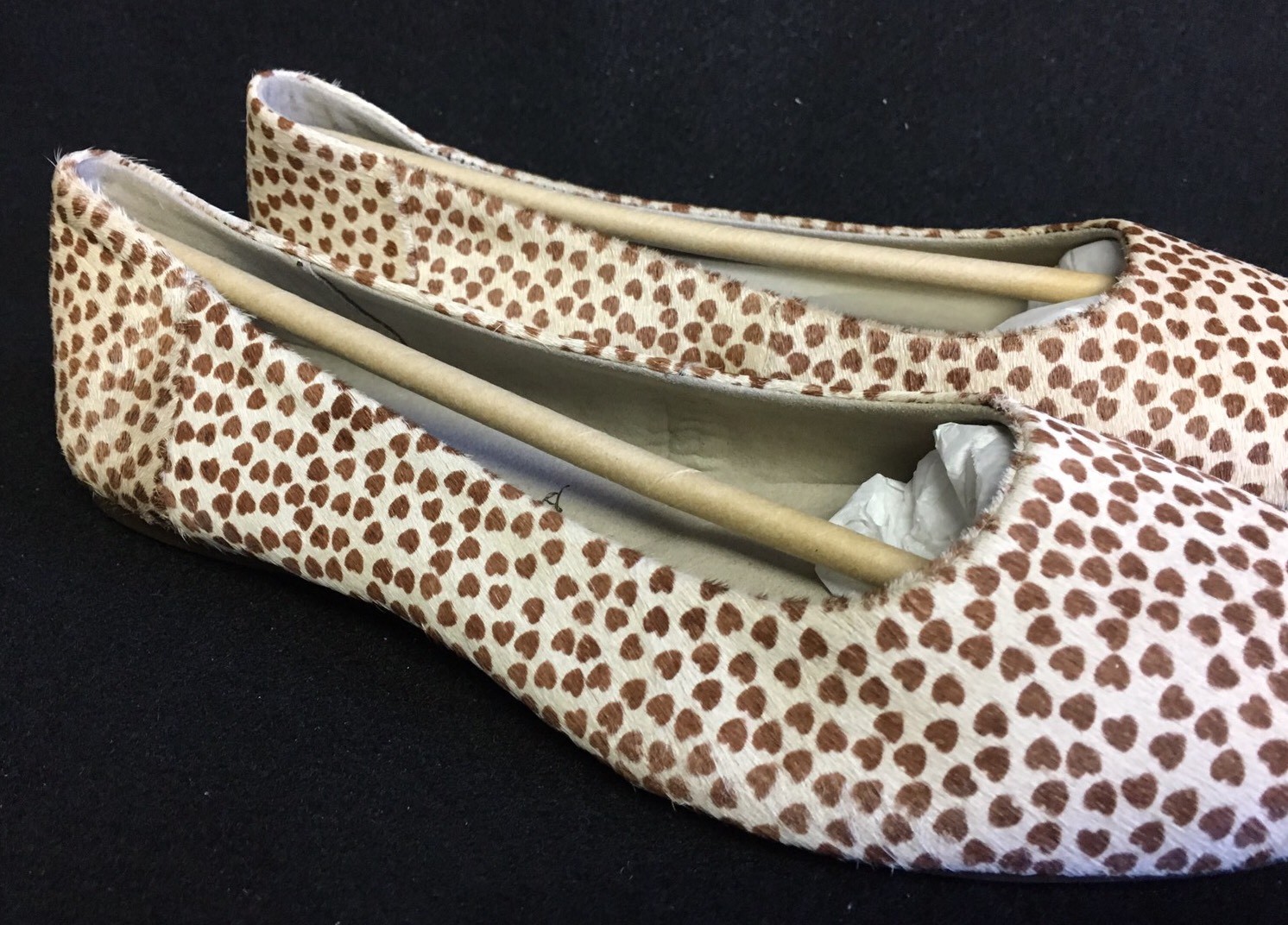 Sanuk YOGA EVE SELECT Womens Slip On Ballet Flat Shoes Natural Brown Pony Hair