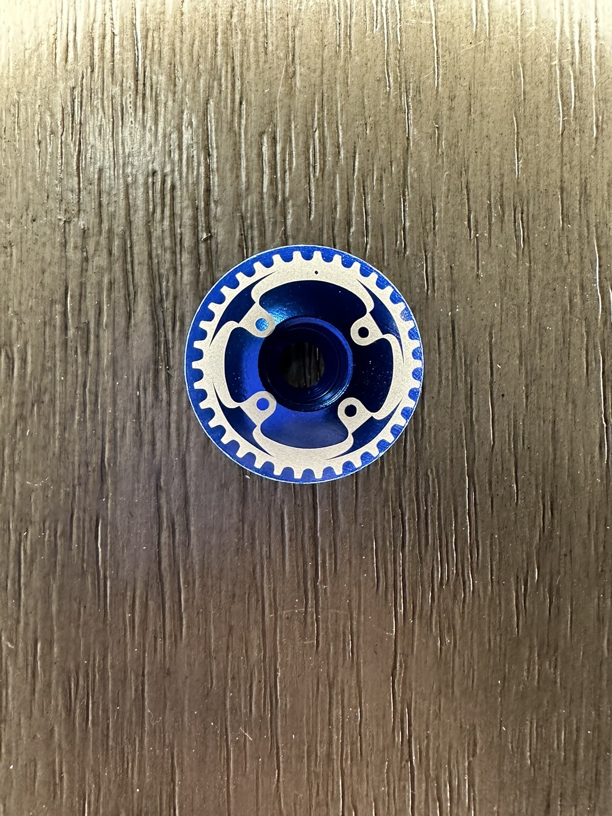 Mountain Bike Chainring Bicycle Headset Top Cap 1 1/8" Stem Ano Blue Bike SRAM