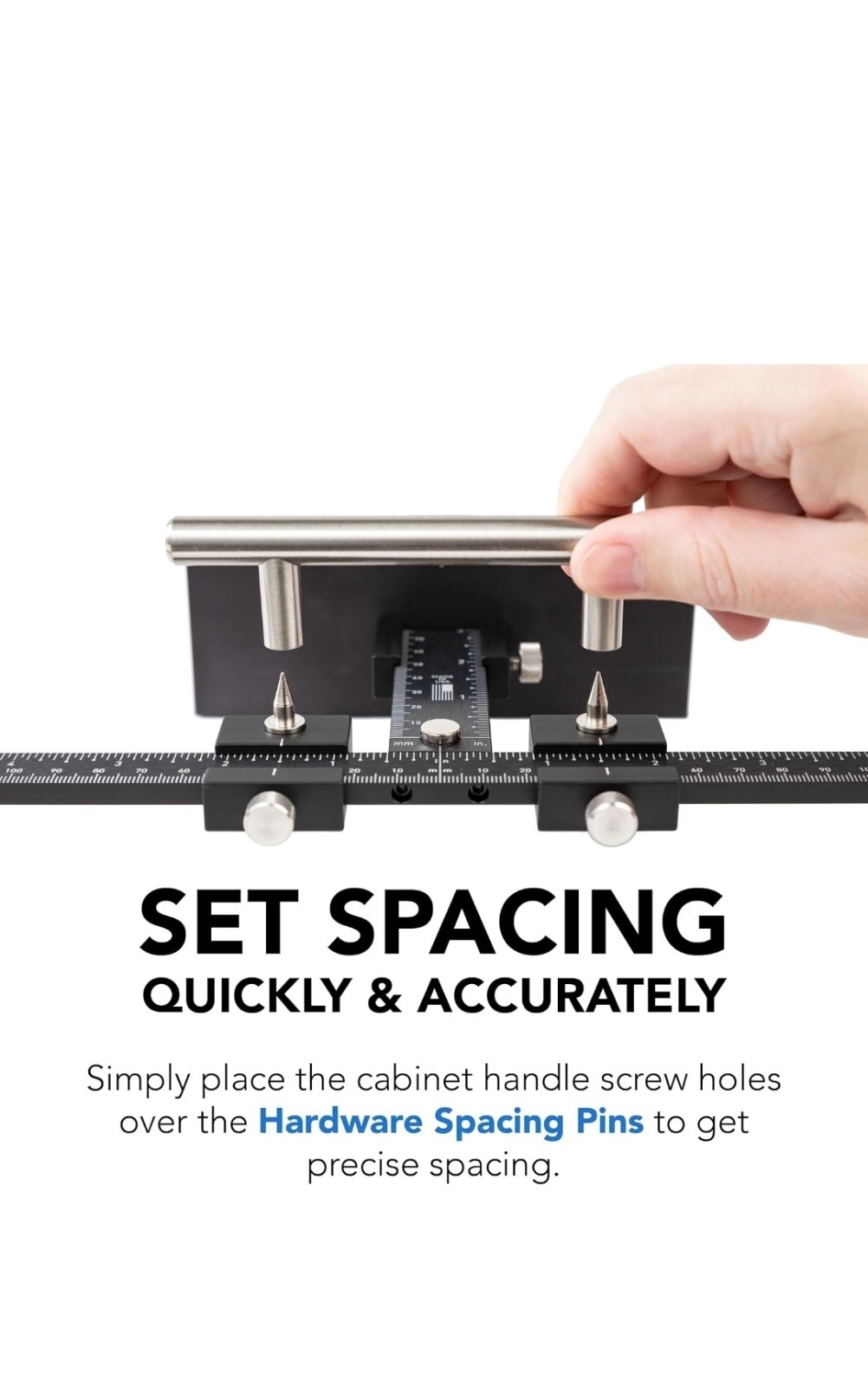 Cabinet Hardware Tool for Knobs and Pulls by True Position Tools