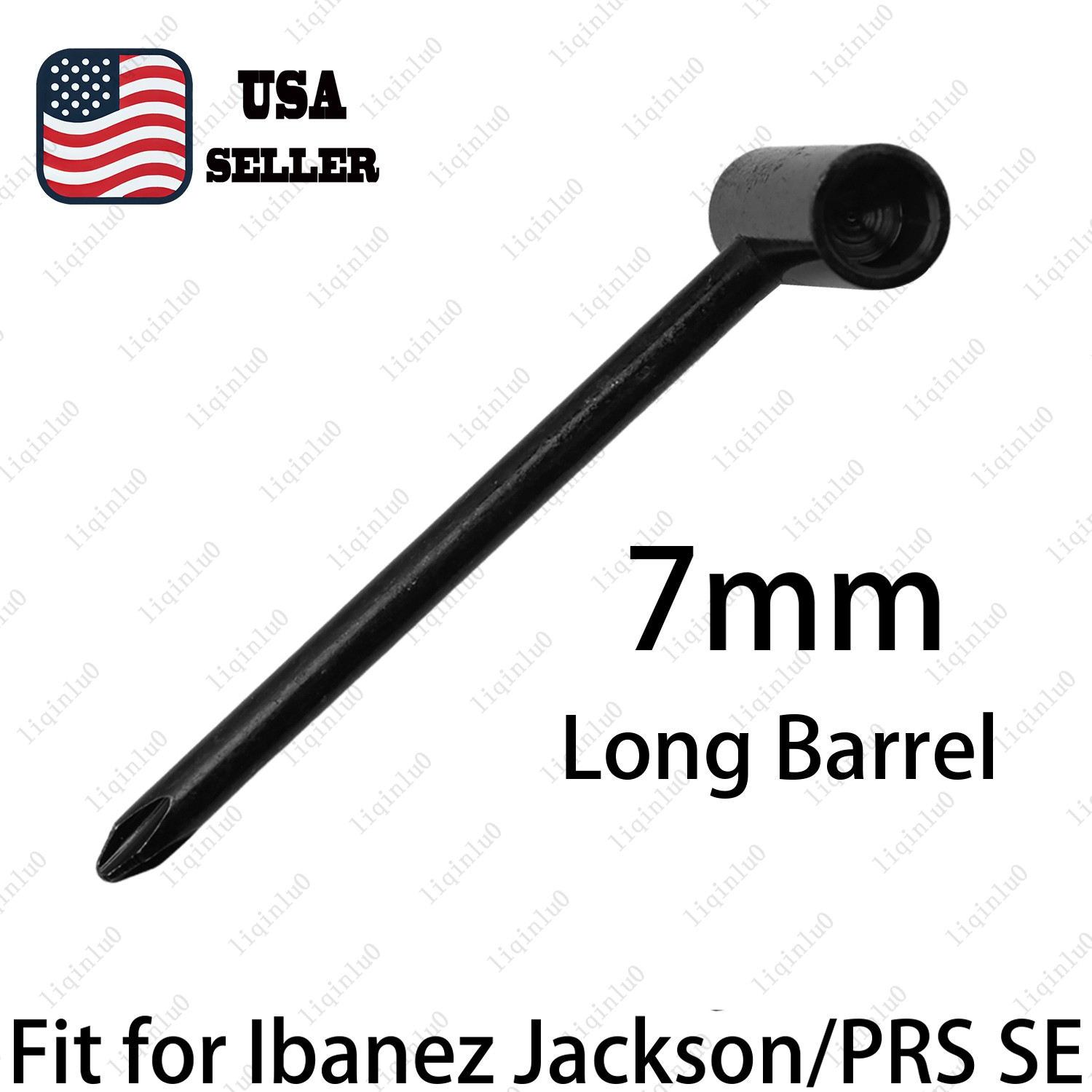 Long Barrel Guitar Truss Rod Adjusting Wrench 7mm Fit for lbanez Jackson/PRS SE