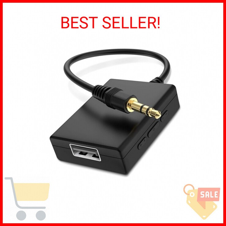 ANDTOBO USB to Aux Audio Adapter 3.5mm Male to USB Female Adapter for Playing