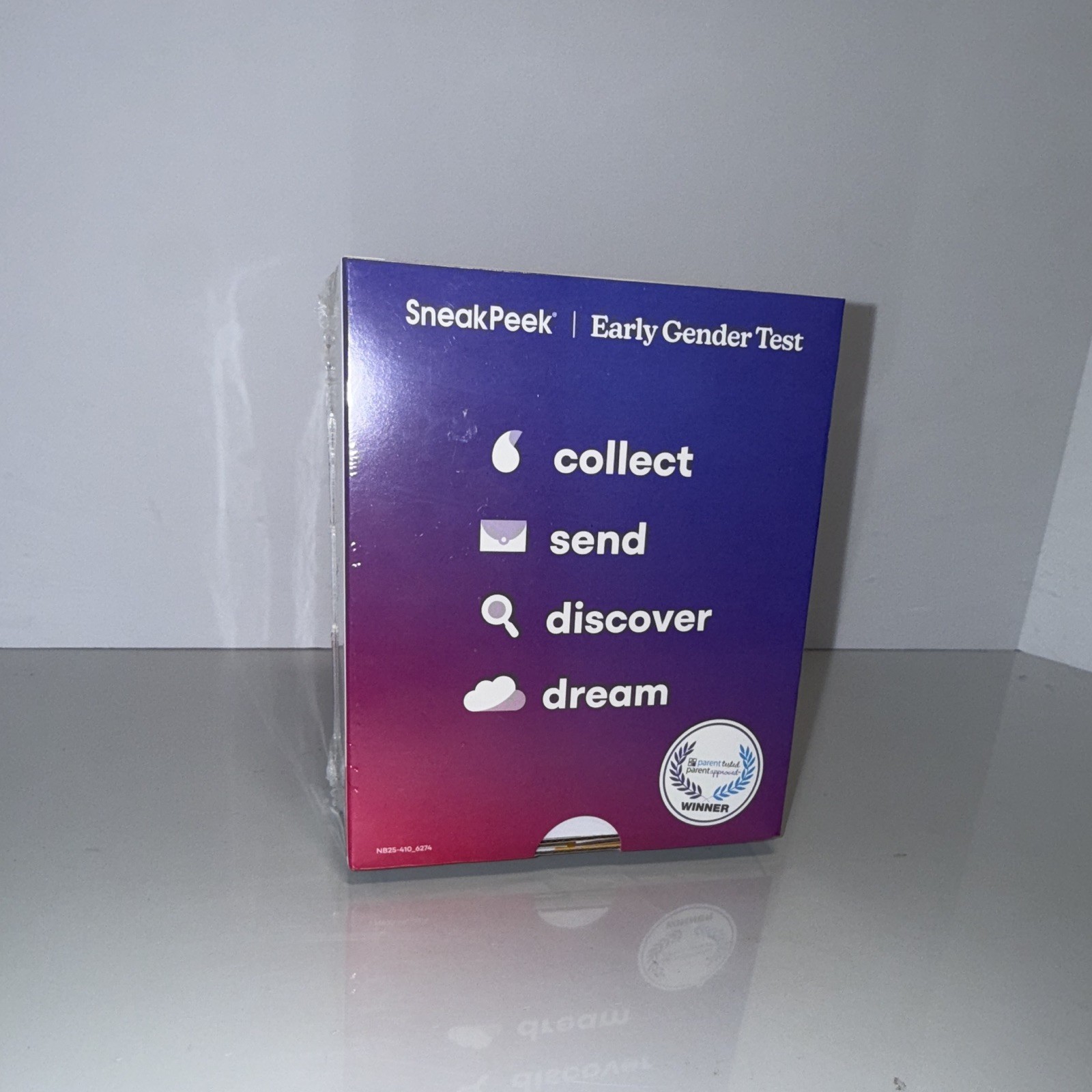 Sneak peak gender test kit