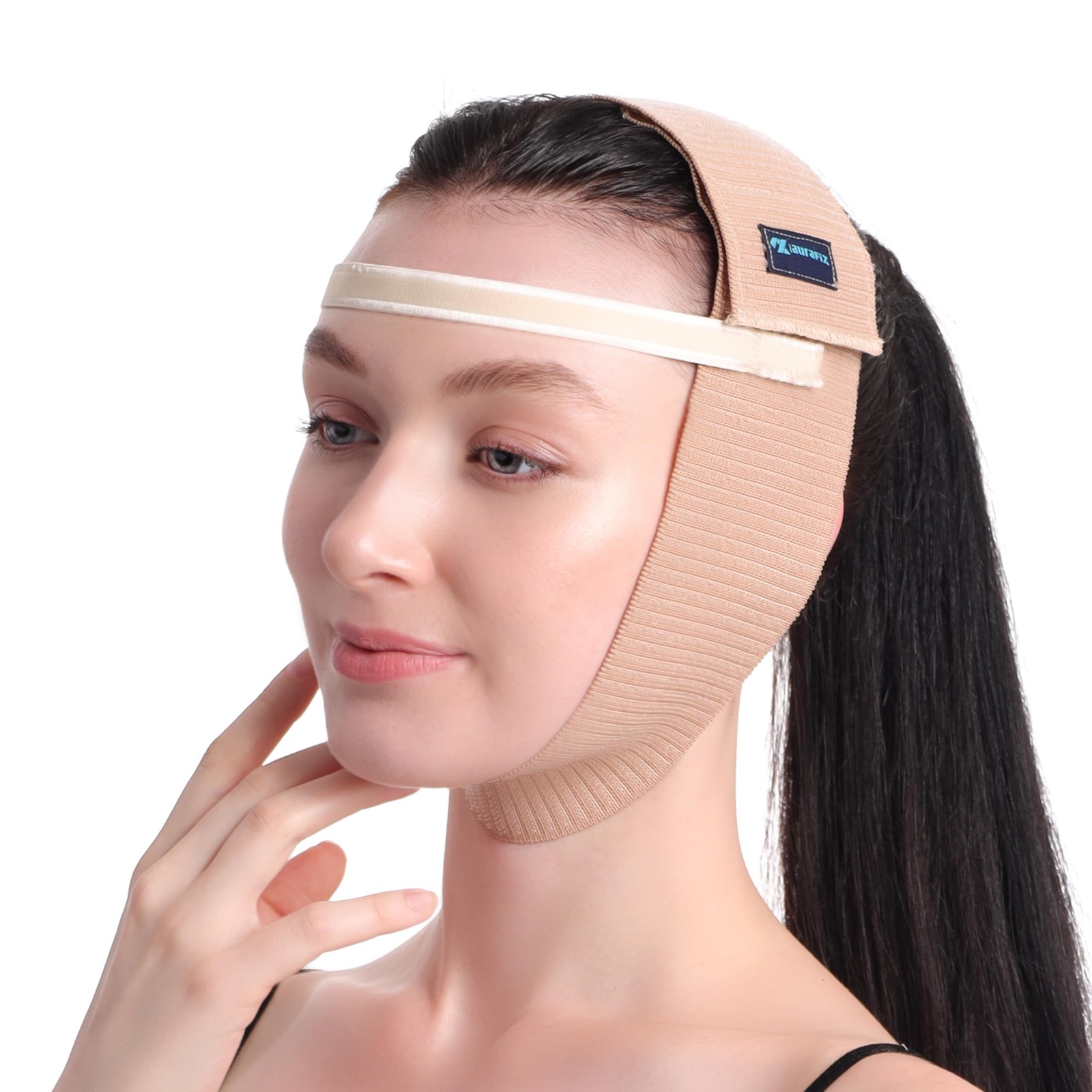 Chin Strap for Sleeping - Neck and Chin Compression Garment for Women - Face