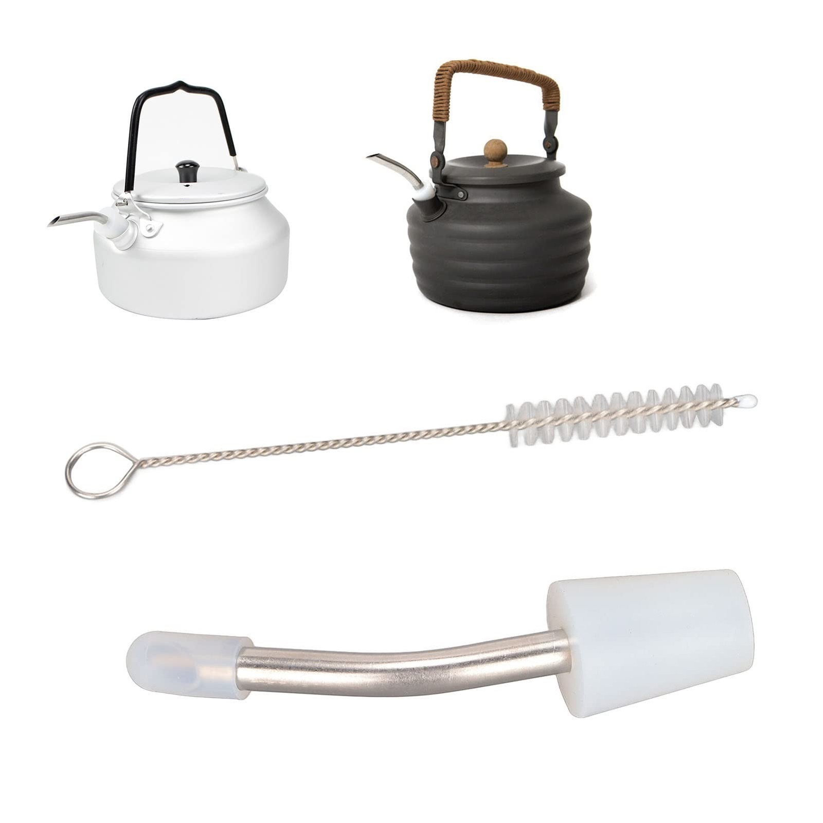 Stainless Steel Outdoor Kettle Spout, Brush for All Kinds of Outdoor Kettles ...