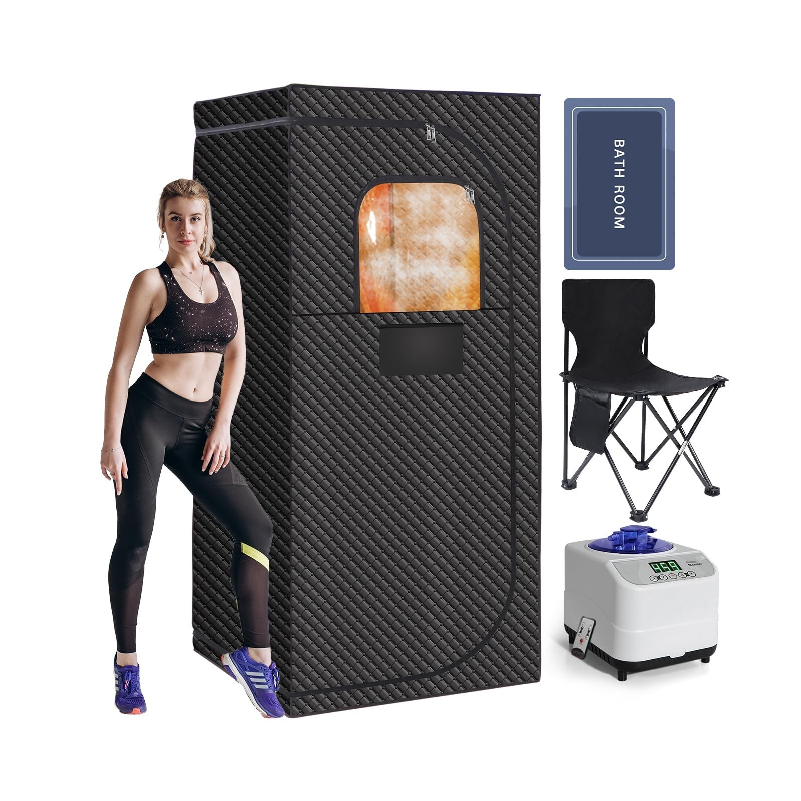 Sauna Box for Relaxation,Portable Steam Sauna for Body Relaxation,Portable Pe...