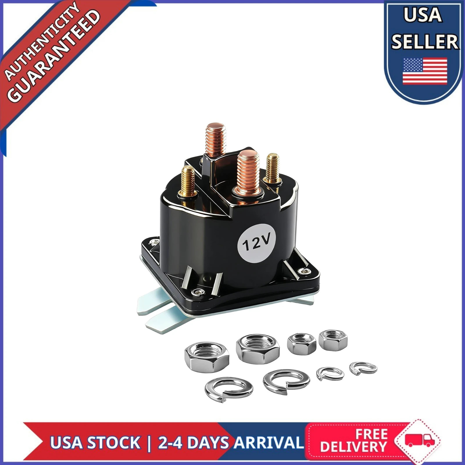 Dump Trailer Solenoid Relay 12V 100A 4 Terminal for KTI SAZ4201GJ JDQ-2