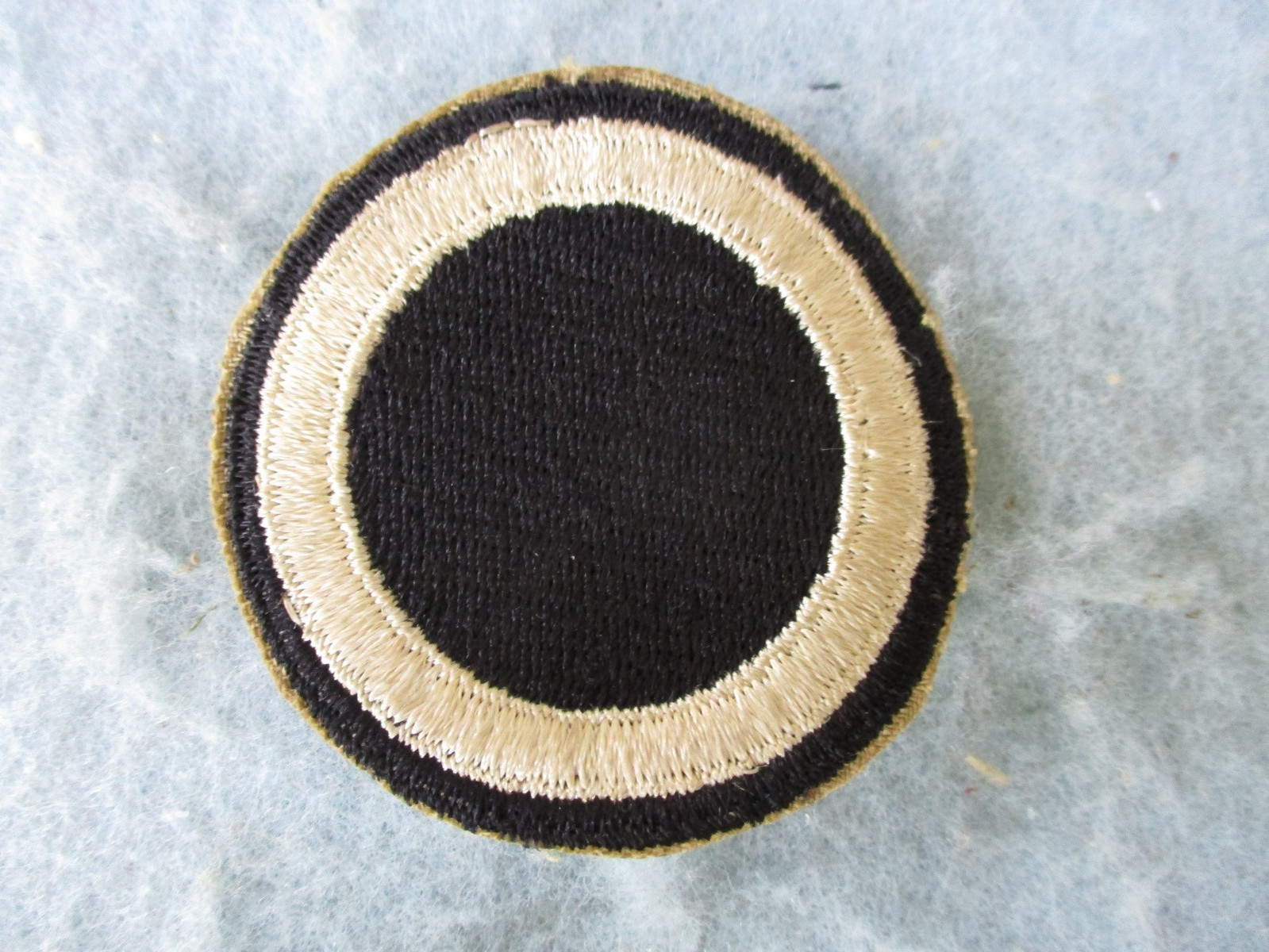 WWII US Army Patch 1st Corps Embroidered Pacific Theater White Back Variant WW2