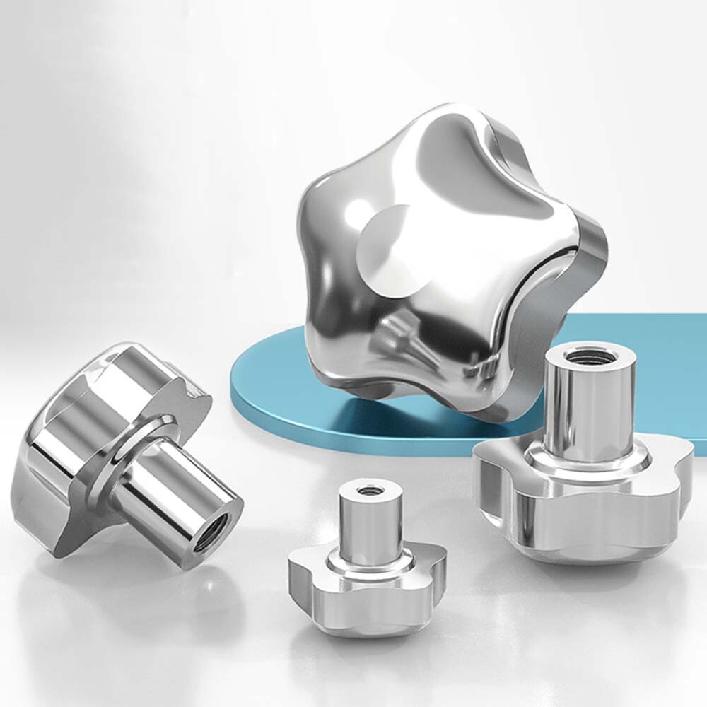M6 M10 M20 304 Stainless Steel Plum Nut Handle Thumb Knob Wheel Lock Star Nuts