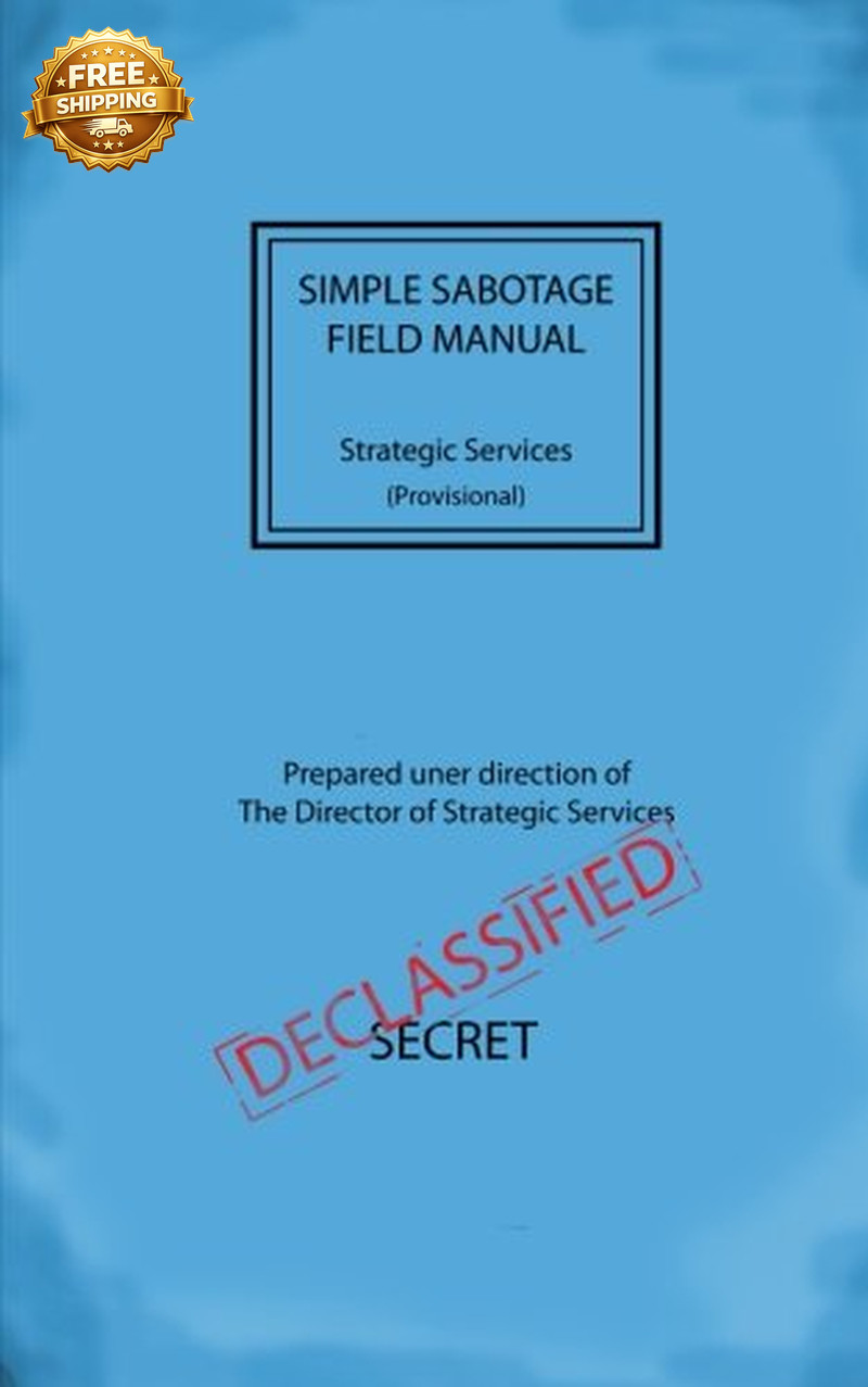 Simple Sabotage Field Manual