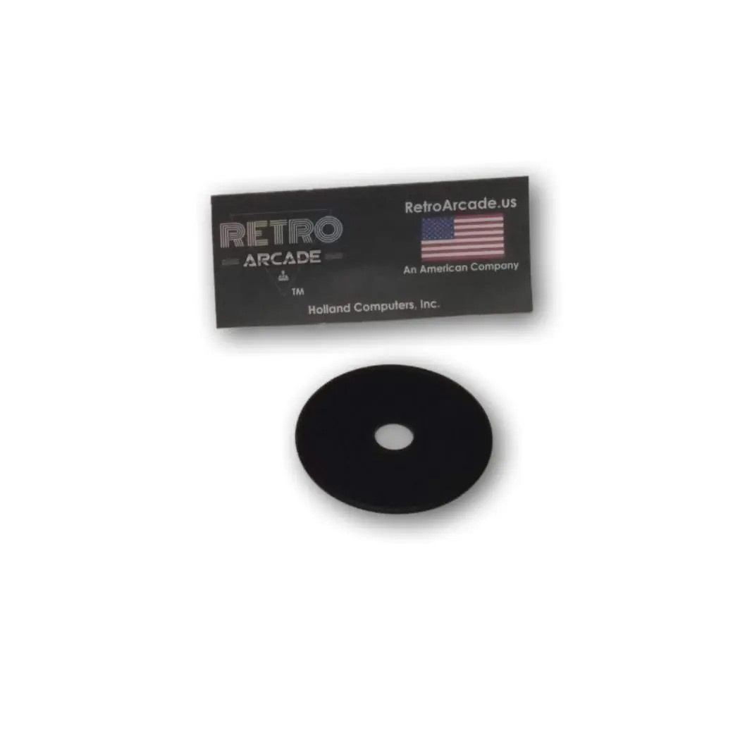 Replacement Classic Arcade Joystick Black Disk 0.3" Center Hole Disk 2in Overall