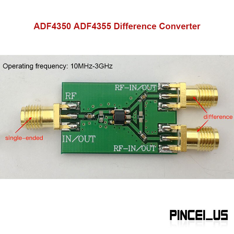 10MHz-3GHz ADF4355 Difference Converter One End-Differential Port Balun 1:1