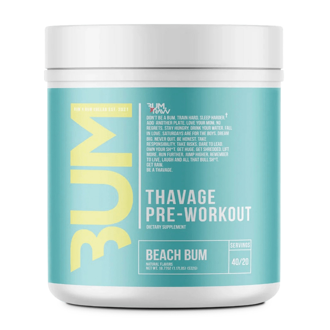 Raw Nutrition x CBUM Thavage Pre-Workout - Energy, Focus & Performance Booster