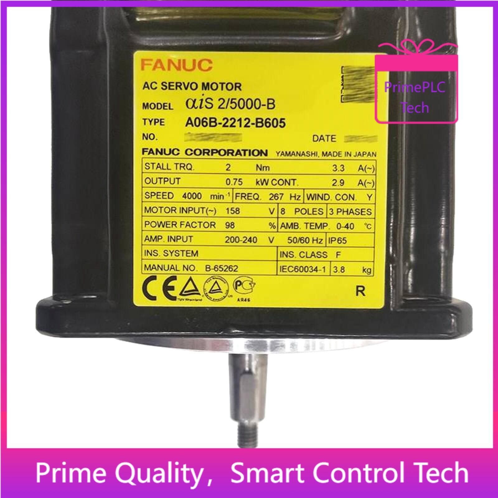 NEW FANUC A06B-2212-B605 Servo Motor