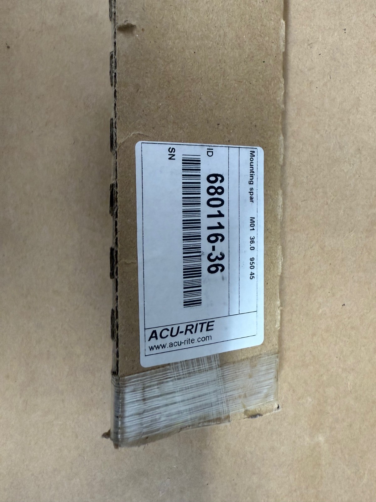 ACU-RITE 36" 680116-36 SENC 150 Linear Encoder Backup Spar