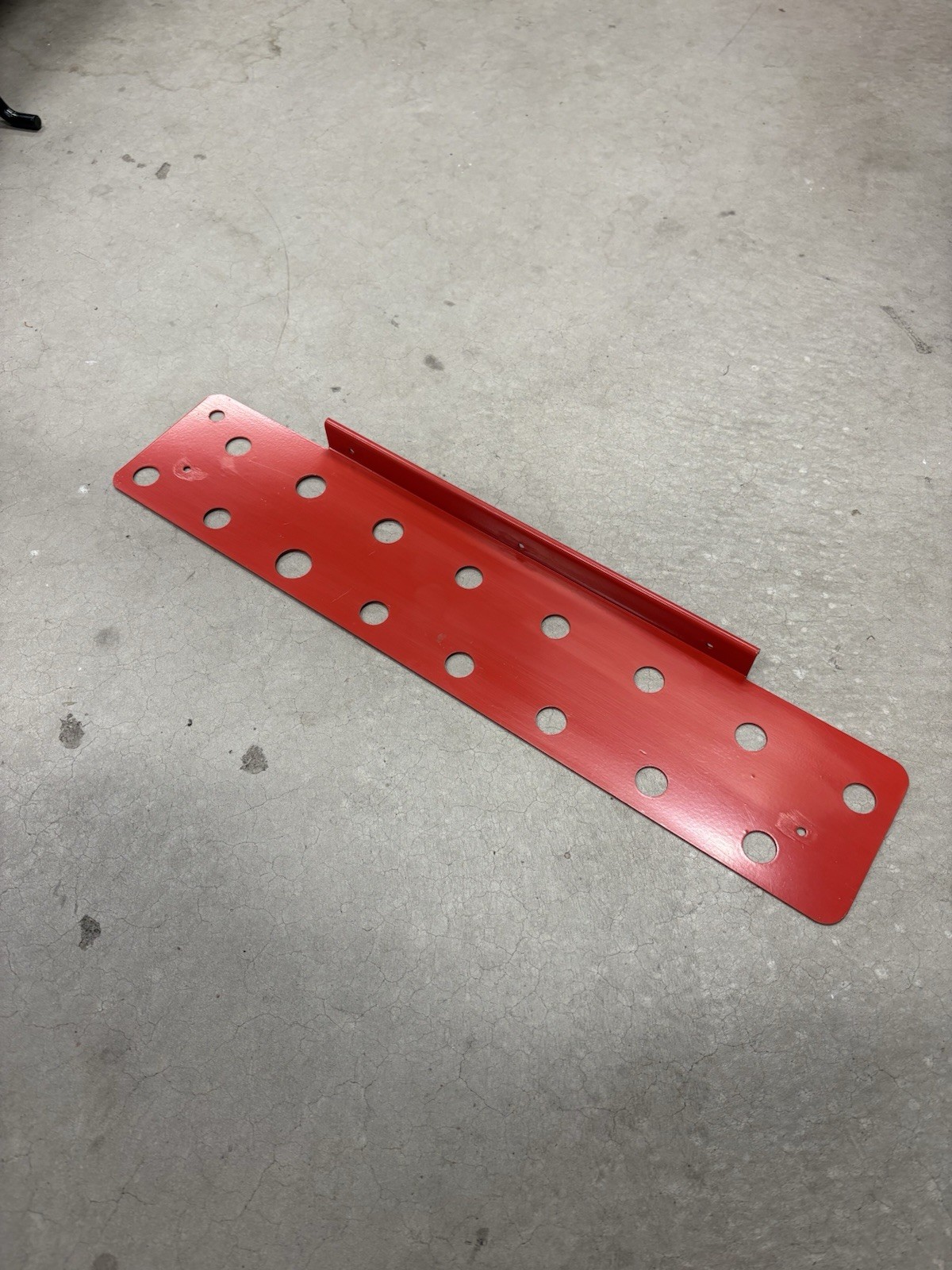 VINTAGE SNAP ON TOOLS METAL PRYBAR SCREW DRIVER STORAGE Accessory TOOL BOX RACK
