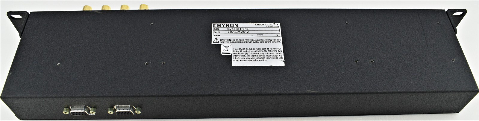 Chyron Bypass Panel YBA3942812
