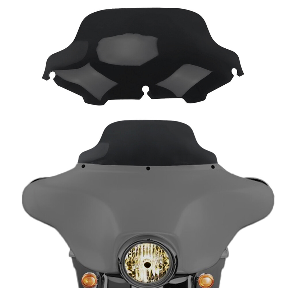 Black 8'' Windshield Windscreen for 1996-2013 Harley Electra Street Glide FLHT
