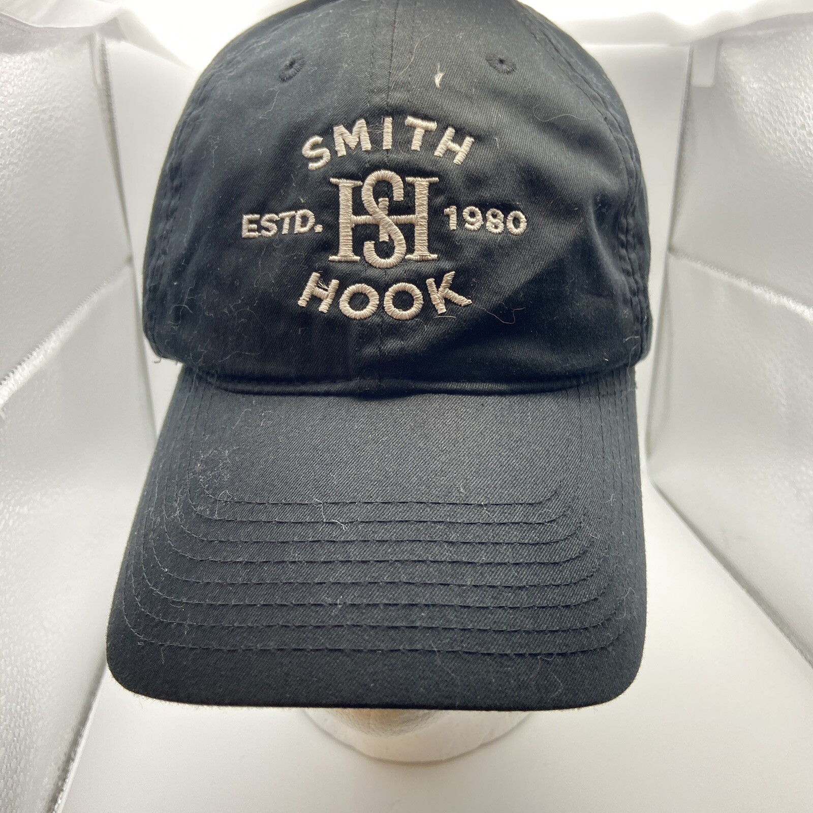 Smith Hook Nike Golf Hat Adult Unisex Black Adjustable Strapback Cap