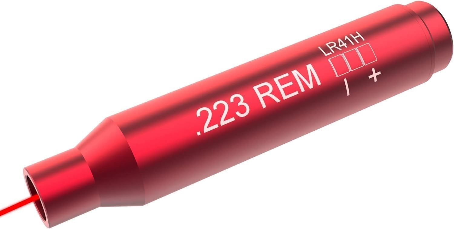 .223/5.56 Red Laser Bore Sight w/ 6 Batteries