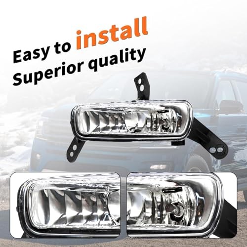 Fog Light Assembly Side Compatible with 2018 2019 2020 2021 Expedition Left