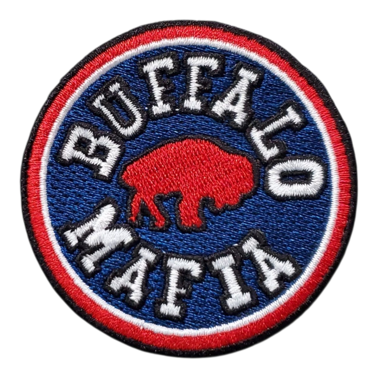 Buffalo Bills Bills Mafia NFL Vintage Style Patch. Embroidered. Iron On. 2.5"