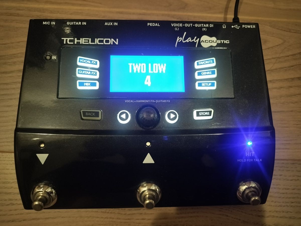 TC-HELICON Effects Pedal Black Vocal Used