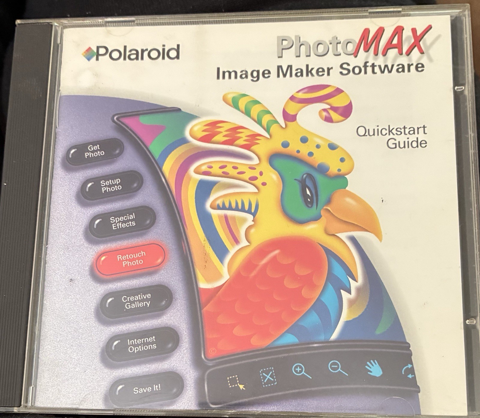 Polaroid PhotoMax Image Maker Software - 1998 Quickstart Guide PC CD ROM