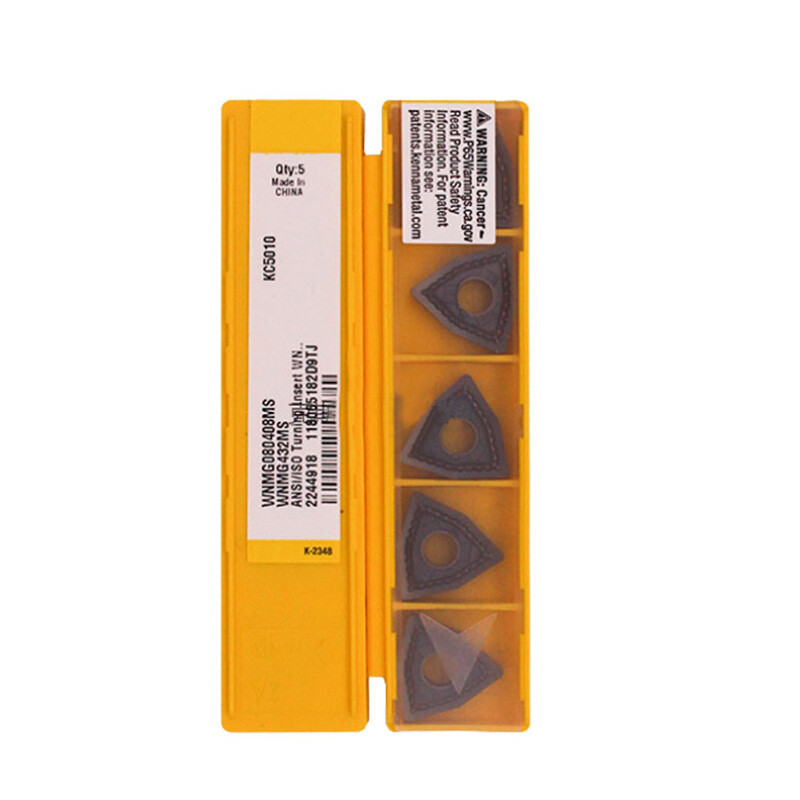 Kennametal CNC Blade WNMG080402MS WNMG080404MS WNMG080408MS KC5010 10PCS/Box
