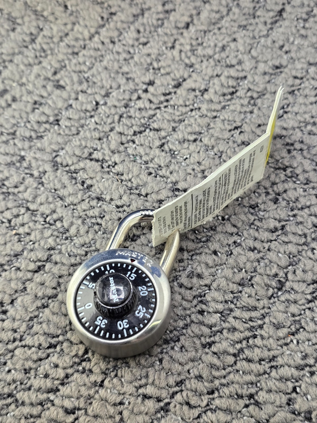 (QTY 21) MASTER LOCK 2670088 Padlock, Standard Dial Combination Lock