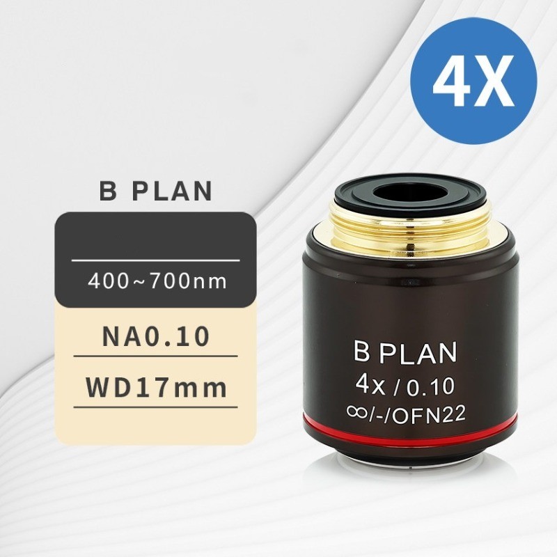 1PC B Plan RMS Thread Achromatic Infinity Objective Lens Biological microscope