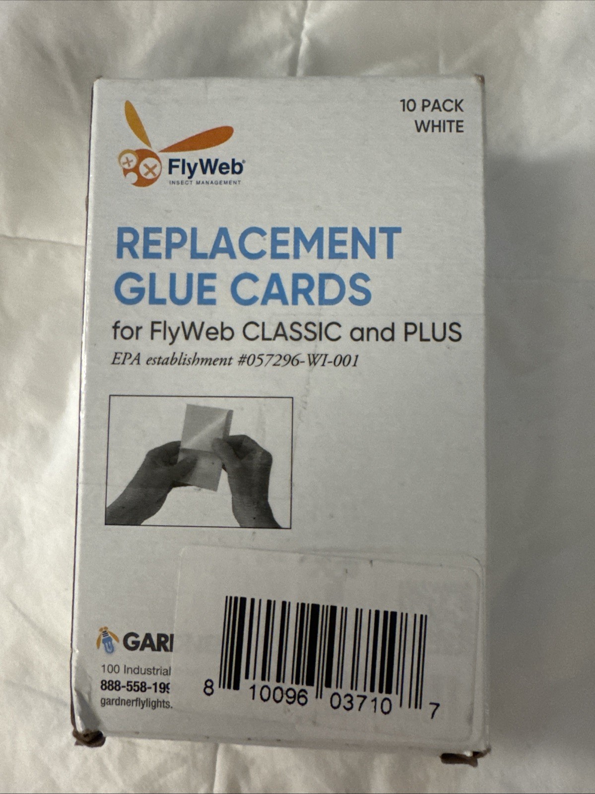 Fly Web Glue Boards 2 -10 Pack Gardner 20 Total