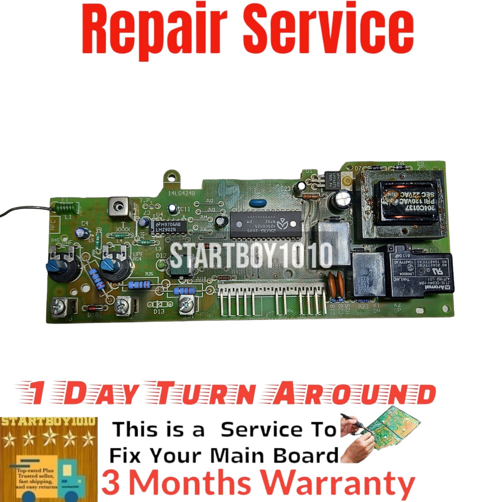 REPAIR SERVICE Lift Master 41A5021-1H-315 Logic board