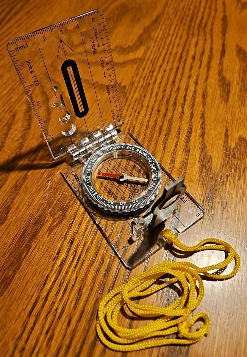 Explorer Scout-Sighting Compass w/ Highly Accurate Magnifying Sight