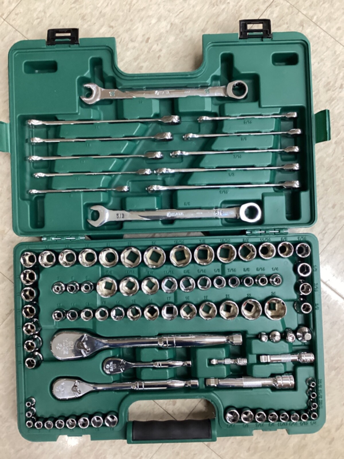 Sata 93 piece Mechanics Hand Tool Set  ST09015U Sockets and Wrenches