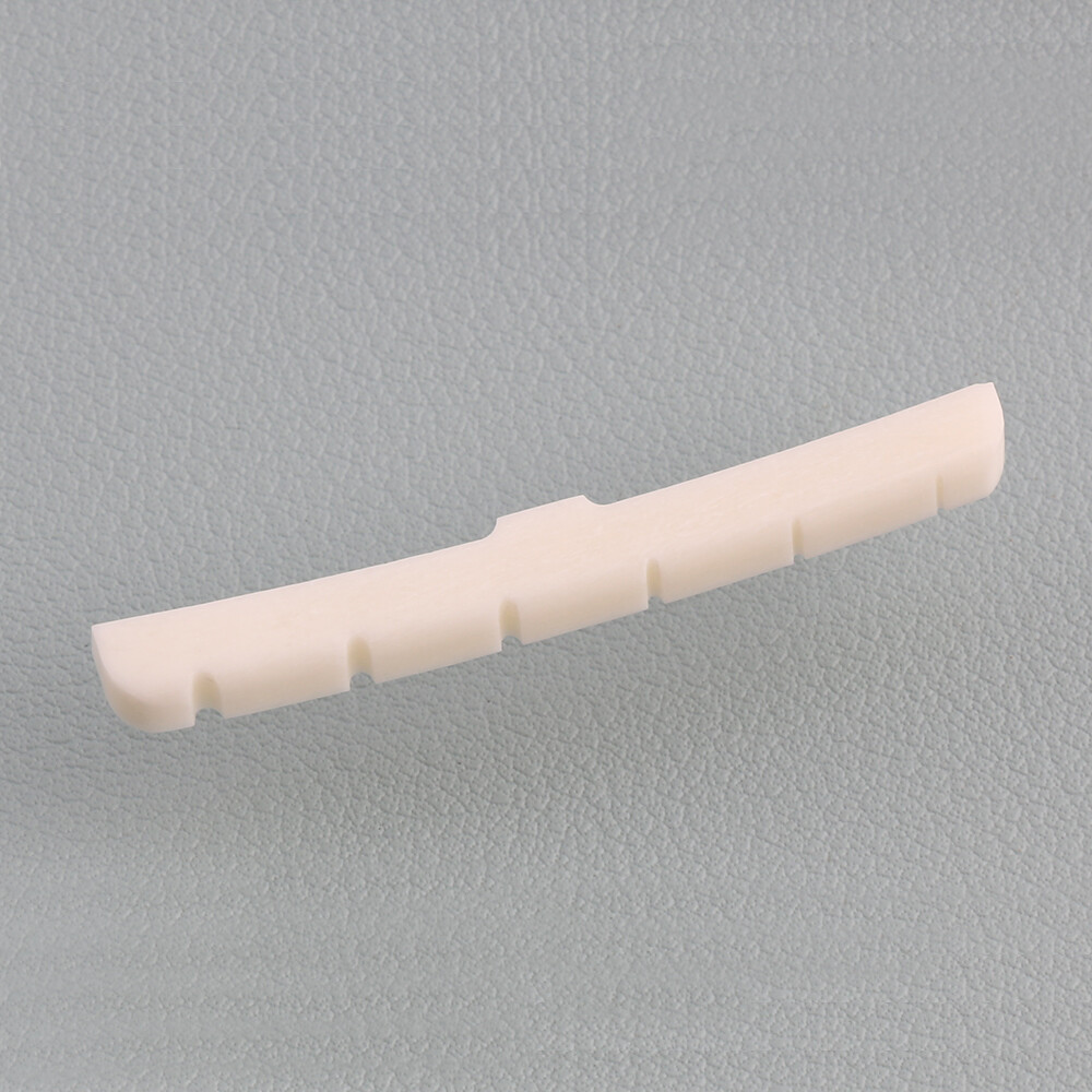 Slotted Bone Nut Curved Bottom for Telecaster/Stratocaster Electric Guitar 43mm