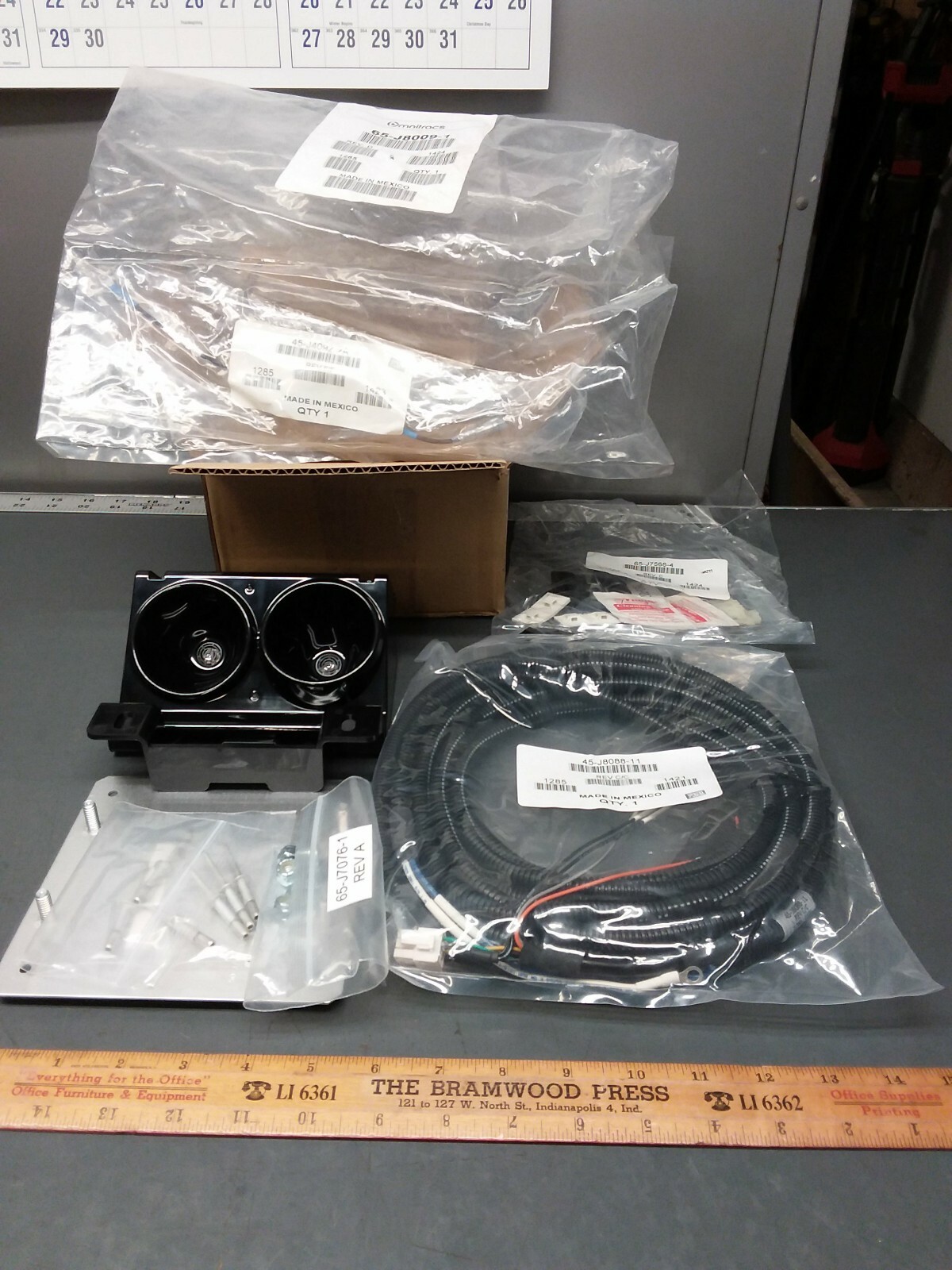 New Qualcomm Omnitracs 65-J7610-1 Dual Cone Sensor Kit TT210. GPS. CV90-J6962-1