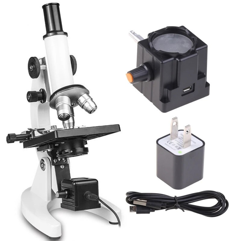 New 110V-220V Microscope LED Adjustable Light Source Energy Saving Bottom Lamp