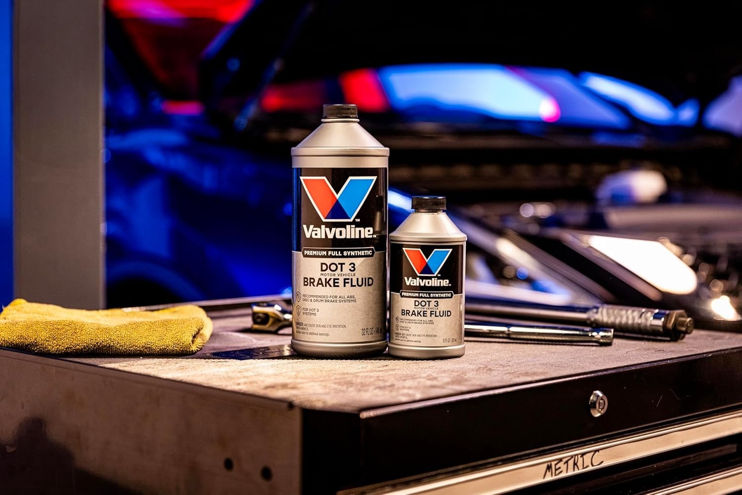High-Performance 12oz DOT 3 Brake Fluid for Optimal Braking Protection & Safety