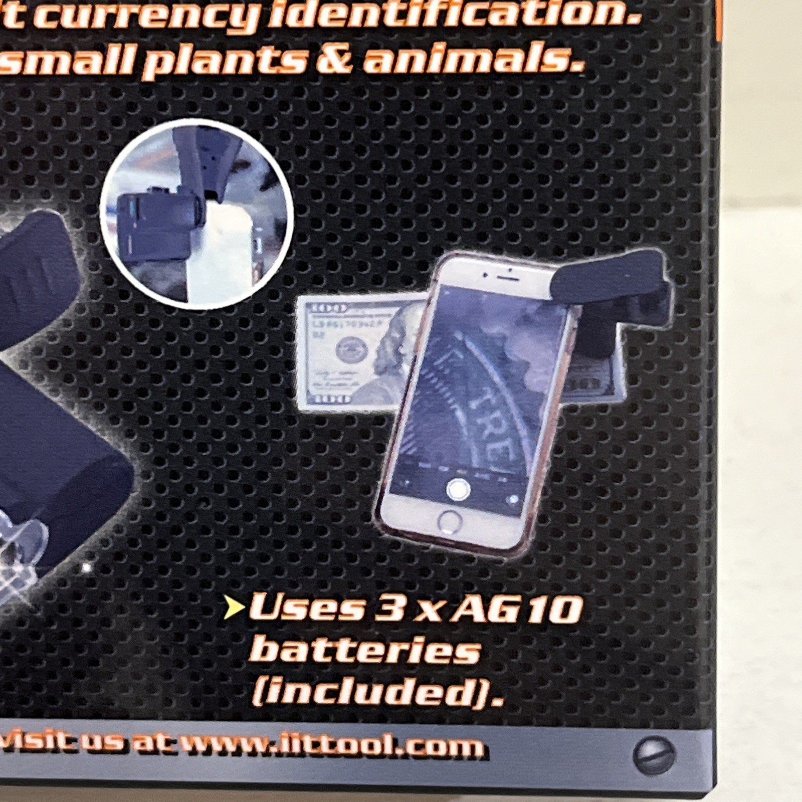 Universal Cell Phone Microscope 15X Magnification w Clip Works on any Cell Phone