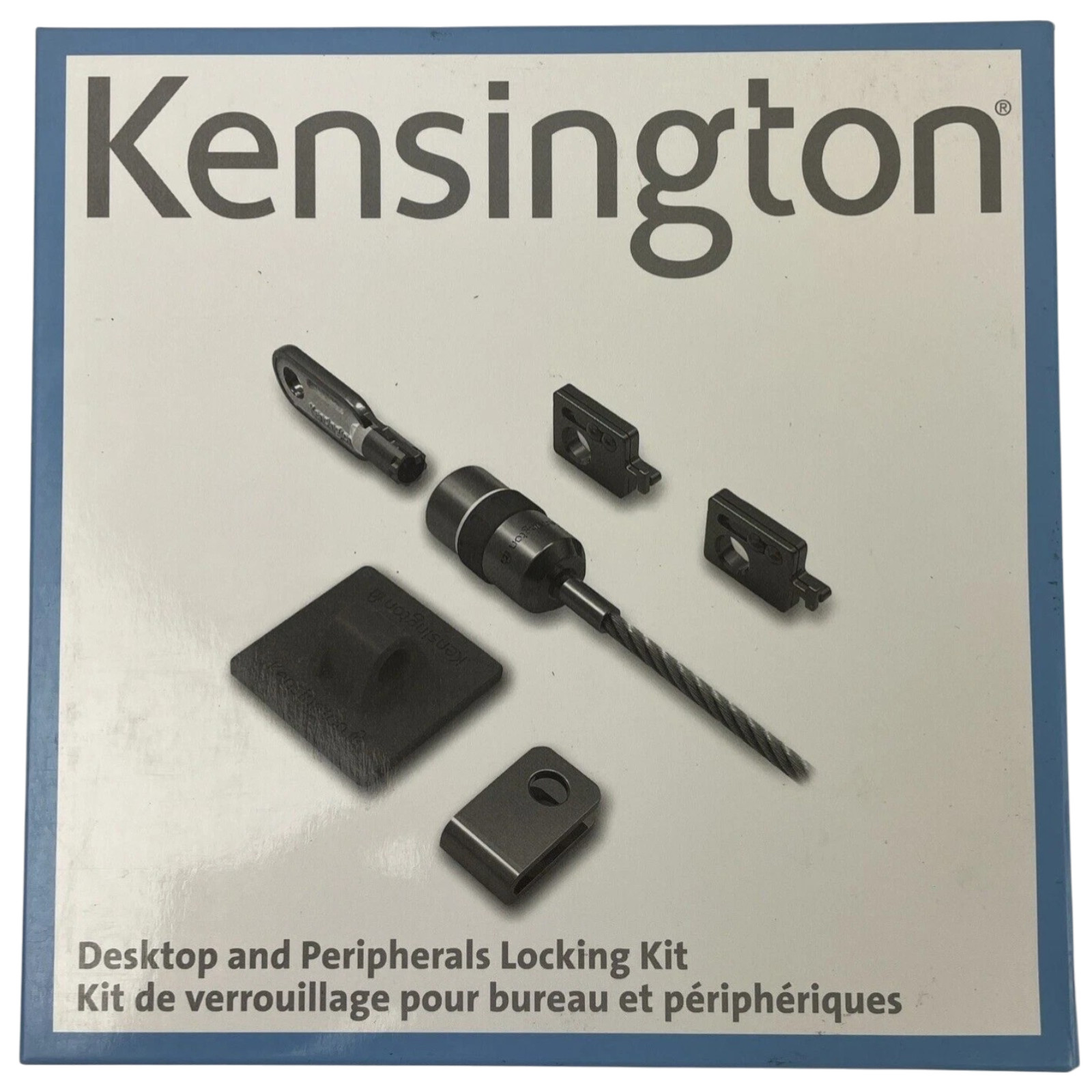 2 x New Kensington K64615US Desktop Computer and Peripherals Locking Kit - LOOK