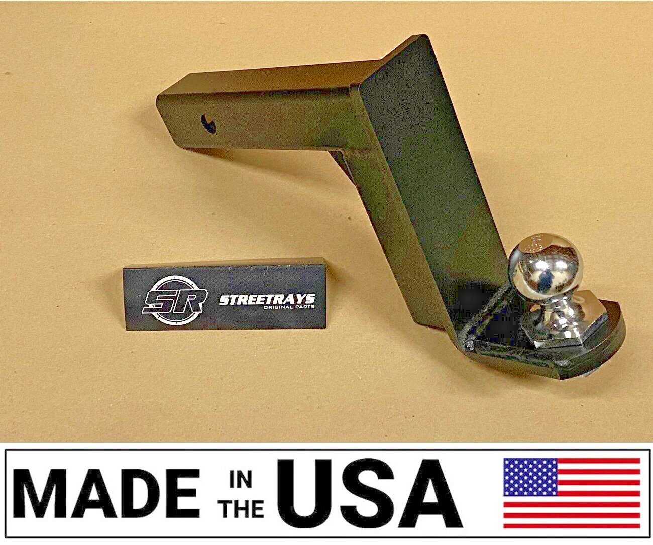 SR Heavy Duty  8" Drop Hitch Receiver Ball Mount 7000Lb Rated Truck Made in USA