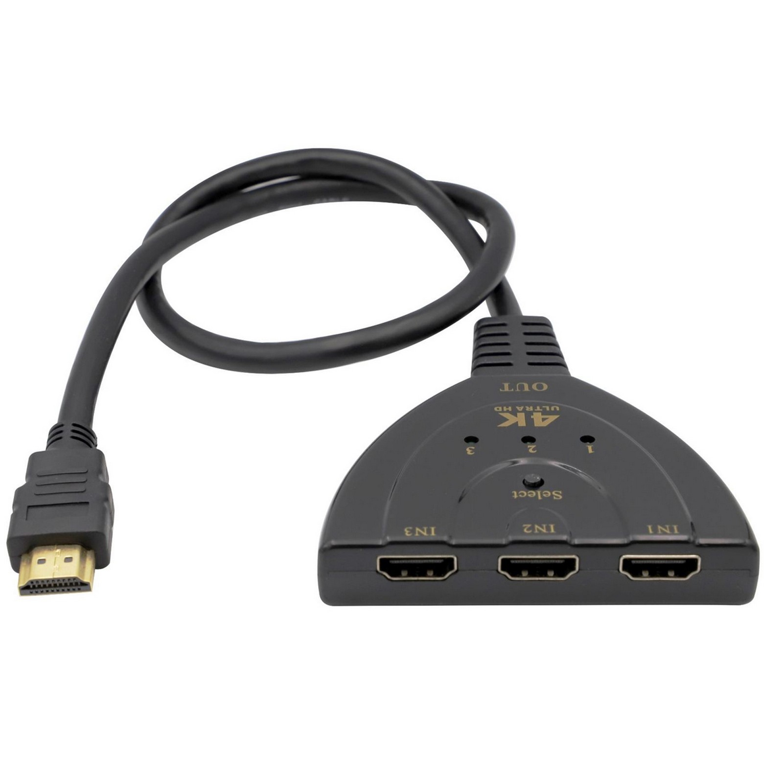 3 IN 1 HDMI Converter Auto Select 4K 1080P HDMI Switch Switcher For PS4 PRO XBox