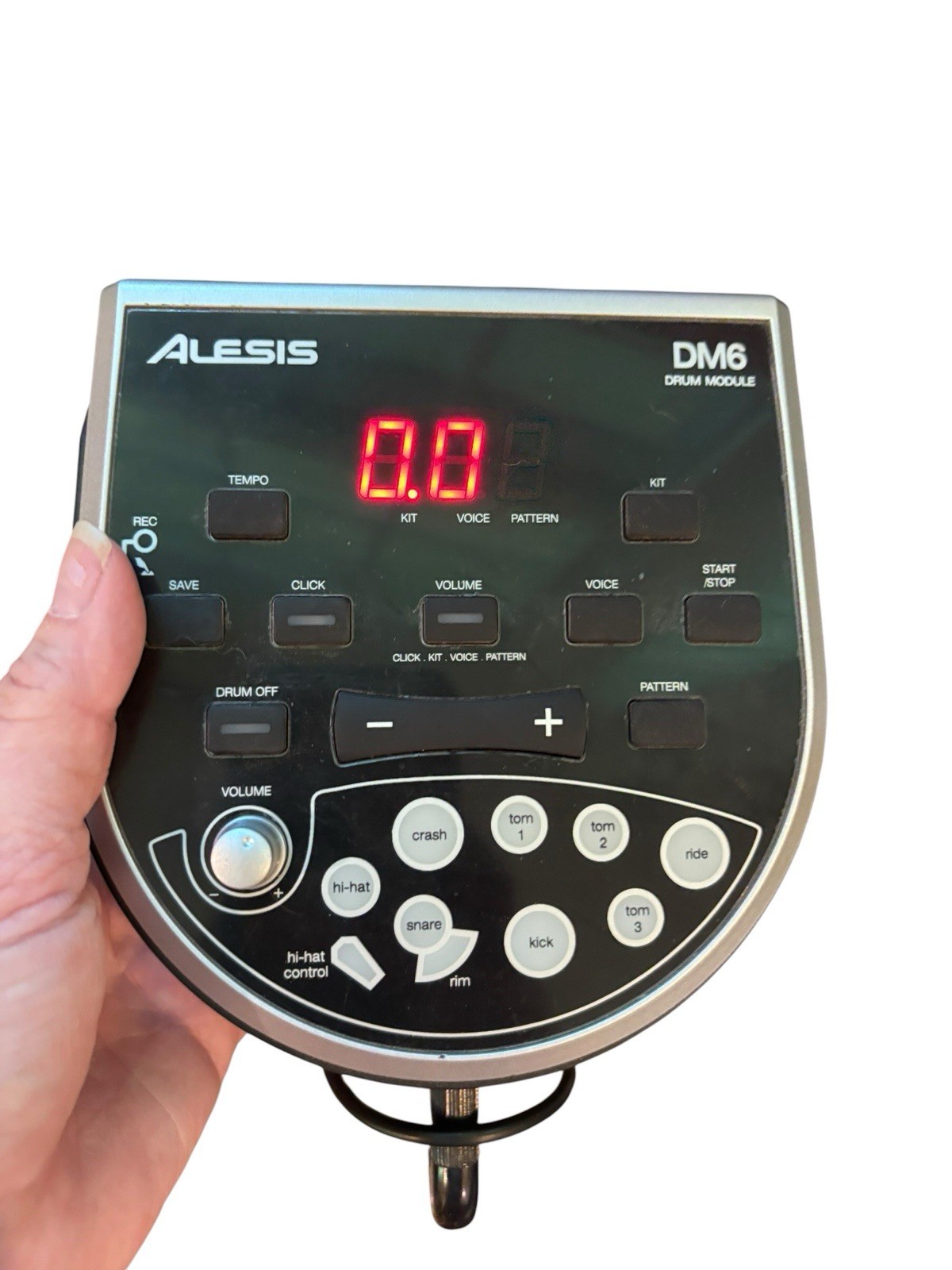 Alesis DM6 Drum Module Replacement Unit Module w/ Cable Harness & Power Adapter